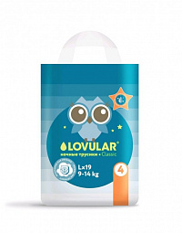 Трусики LOVULAR НОЧНЫЕ L (9-14кг) 19шт, (mini -упаковка) Трусики LOVULAR НОЧНЫЕ L (9-14кг) 19шт, (mini -упаковка)
