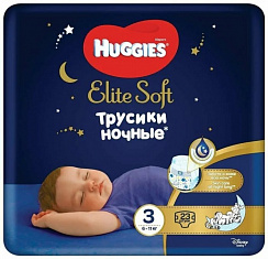Трусики Huggies Elite Soft НОЧНЫЕ 3 (6-11 кг) 23 шт,(mini -упаковка) Трусики Huggies Elite Soft НОЧНЫЕ 3 (6-11 кг) 23 шт,(mini -упаковка)