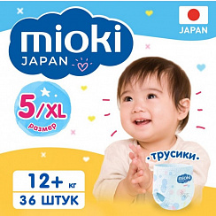 Подгузники-трусики MIOKI, XL12+кг 36 шт Подгузники-трусики MIOKI, XL12+кг 36 шт