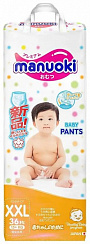 Трусики Manuoki XXL (15+кг) 36 шт