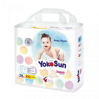 Подгузники-трусики YokoSun XXL (15-23 кг) 28 шт. Подгузники-трусики YokoSun XXL (15-23 кг) 28 шт.