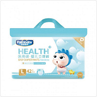 Трусики детские Palmbaby HEALTH+ L 9-14  кг/ 42 шт																