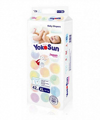 Подгузники YokoSun XL (13+кг) 42шт.