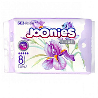 Прокладки JOONIES LUXE женские одноразовые ночные, 8шт (300 мм) Прокладки JOONIES LUXE женские одноразовые ночные, 8шт (300 мм)