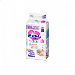 Подгузники Merries NB XS с рождения~3кг, для детей с малым весом, 38 шт. (mini -упаковка) Подгузники Merries NB XS с рождения~3кг, для детей с малым весом, 38 шт. (mini -упаковка)