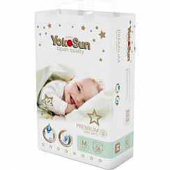 Подгузники-трусики YokoSun premium M (6-10 кг) 56 шт. Подгузники-трусики YokoSun premium M (6-10 кг) 56 шт.