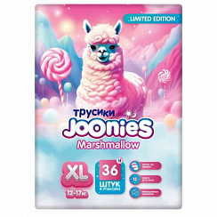 Подгузники-трусики JOONIES Marshmallow XL (12-17 кг) 36 шт. (маршмеллоу) Подгузники-трусики JOONIES Marshmallow XL (12-17 кг) 36 шт. (маршмеллоу)