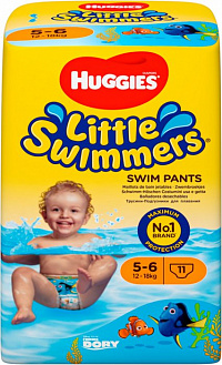 Huggies Little Swimmers 5-6 (12-18кг) 11 шт Huggies Little Swimmers 5-6 (12-18кг) 11 шт