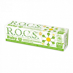 Зубная паста ROCS Baby. Душистая ромашка, от 0 до 3 л, 45 мл, 1 шт