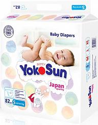 Подгузники YokoSun S (до 6 кг) 82шт. Подгузники YokoSun S (до 6 кг) 82шт.