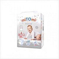 Трусики miTOmi premium NEW M (6-10кг) 58 шт. 