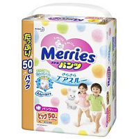 Трусики Merries XL (12-20кг) 50 шт. Мегапачка Трусики Merries XL (12-20кг) 50 шт. Мегапачка