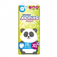 Подгузники-трусики JOONIES comfort XL (12-17 кг) 38 шт. Подгузники-трусики JOONIES comfort XL (12-17 кг) 38 шт.