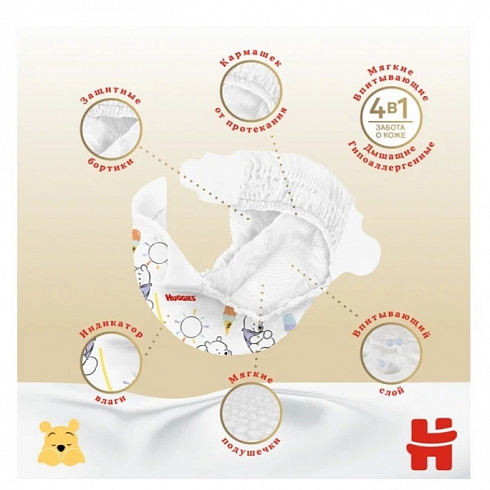 Подгузники Huggies Elite Soft 1 (3-5 кг) 84 шт.