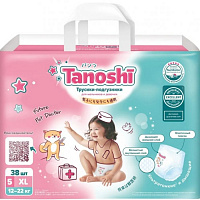 12одгузники-трусики Tanoshi XL (12-22 кг) 38 шт.