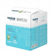 Подгузники для взрослых YokoSun XL  (обхват талии 130-170 см) , 10 шт.